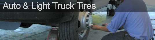 We sell and service all types of tires for autos, cars, light trucks and vans